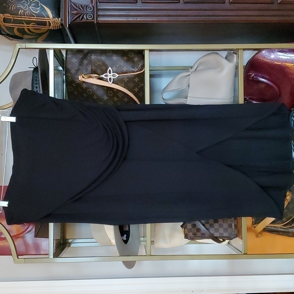 Cabi black midi skirt